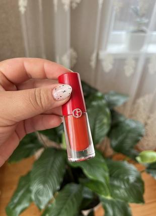 Матовая губная помада giorgio armani lip magnet liquid lipstick