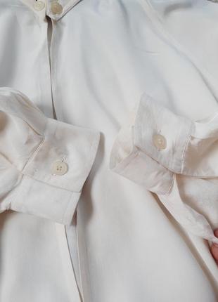 Оригинальная шелковая блуза накидка в цвете шампань, kitai como  italy,  p. 42-445 фото