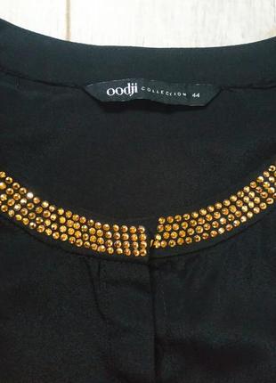Чорна блузка сорочка жіноча без рукавів oodji5 фото