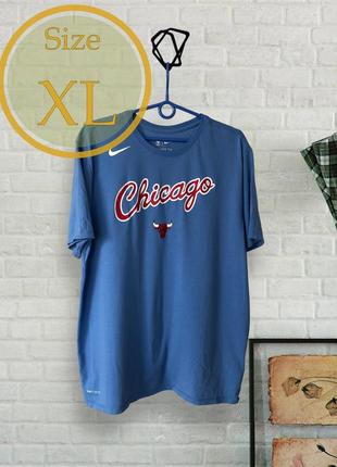 Чоловіча футболка nike chicago bulls dry tee city edition nba, (р. xl)