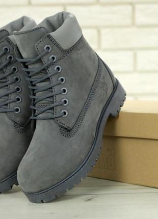 Шикарные зимние ботинки Чоловічі шкіряні чоботи timberland унисекс 😍 (зима/ натуральный мех))