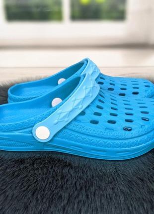 Сабо крокси жіночі піна кольору морської хвилі гіпаніс 4075