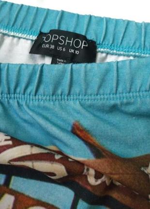 Юбка юбка с прикольным принтом topshop5 фото