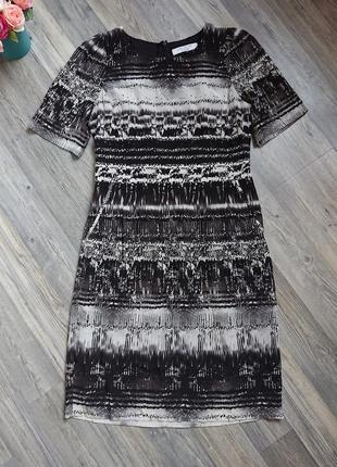 Женское шелковое платье с карманами р.44/46