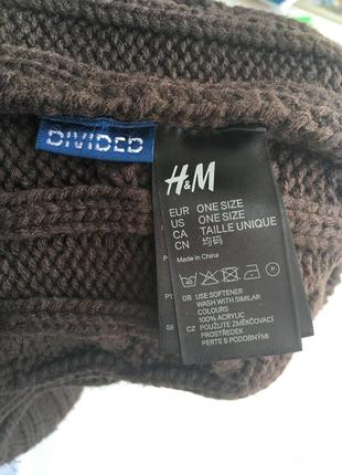 Вязаная шапка от h&m3 фото