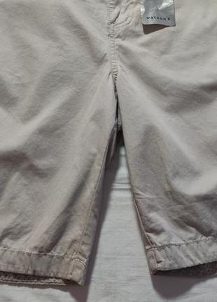 Чоловічі класичні шорти однотонні watson's, розмір l (48), бежевий2 фото