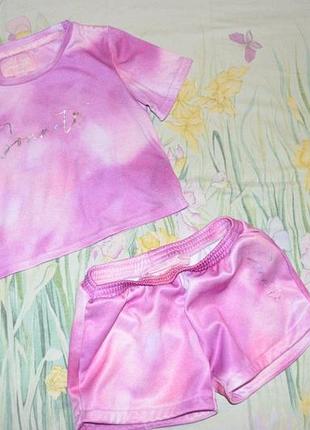 Супер комплект на 6-7 лет шорты футболка