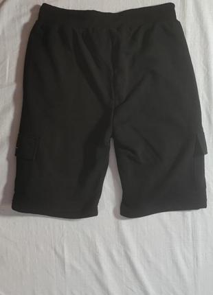 Чоловічі шорти однотонні boohooman, розмір m, чорний7 фото