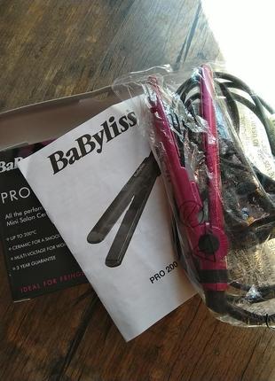 Babyliss pro nano 200 утюжок для волос дорожный4 фото