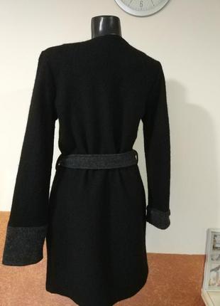 Фирменное стильное качественное натуральное шерстяное пальто халат.4 фото