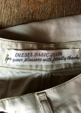 Удлиненные джинсовые шорты-бермуды diesel basic mom jeans(р.36/s)оригинал4 фото
