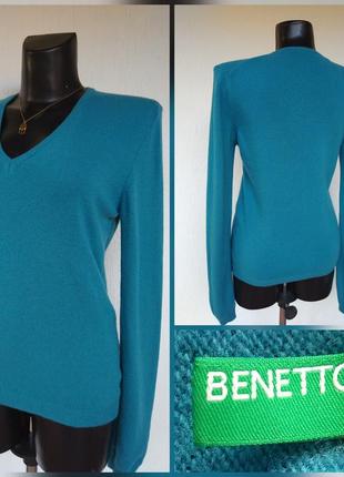 Стильний фірмовий якісний натуральний вовняний светр, джемпер.