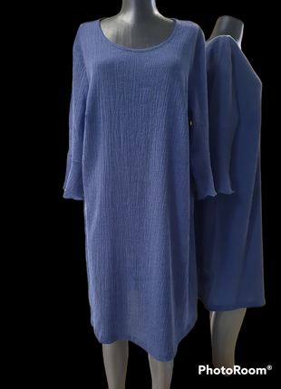 Легкое фактурное платье 👗 большого размера