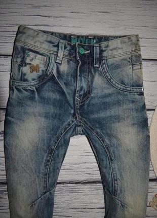 6 лет 116 см очень классные стильные фирменные джинсы узкачи варенка6 фото
