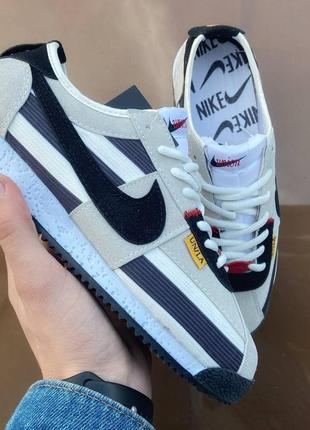 Nike cortez white and grey/black