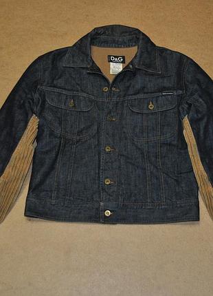 Dolce & gabbana d&g фирменная мужская джинсовая куртка джинсовка габбана