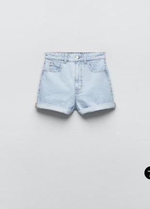 Женские джинсовые шорты zara5 фото