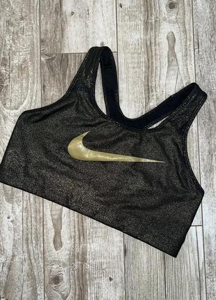 Тренировочный оригинальный топ, бра для занятий спортом nike dri-fit