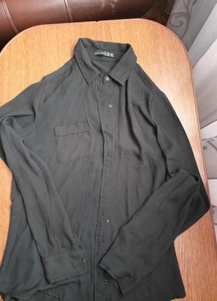 Чорна легка сорочка жіноча