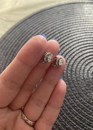 Серьги серебряные