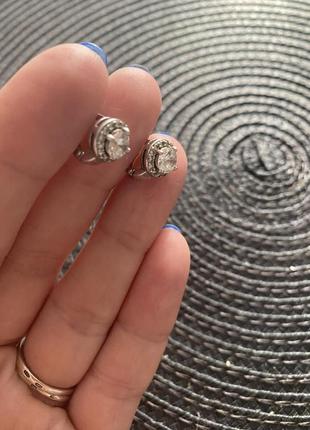 Серьги серебряные