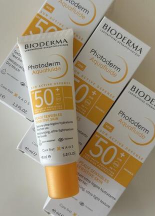 Аквафлюид bioderma spf 50