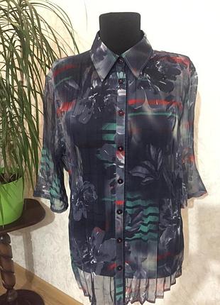 Блуза ,шифон плісе