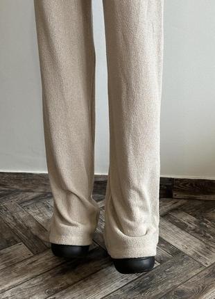 H&amp;m летние брюки клеш сеточка широкие6 фото