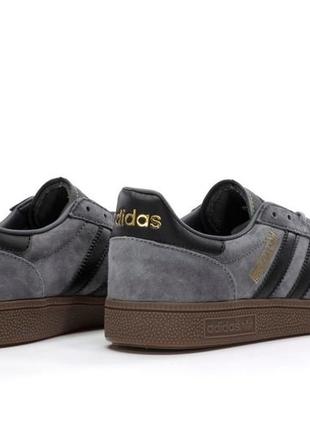 Замшевые кроссовки adidas spezial grey8 фото