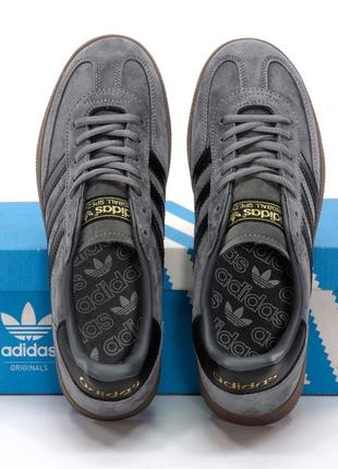 Замшевые кроссовки adidas spezial grey6 фото