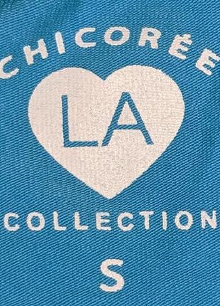 Голубая трикотажная котоновая футболка chicoree #11286 фото
