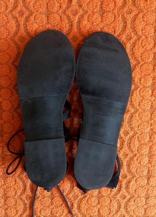 Босоножки на шнуровке, сандали гладиаторы, с переплетами7 фото