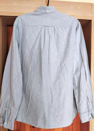 H&amp;m классика и качество, мужская рубашка, рубашка с длинным рукавом, хлопковая4 фото