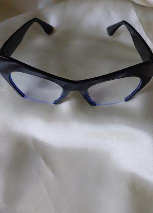 4-71 окуляри для іміджу з прозорою лінзою оправа очки для имиджа с прозрачной линзой8 фото