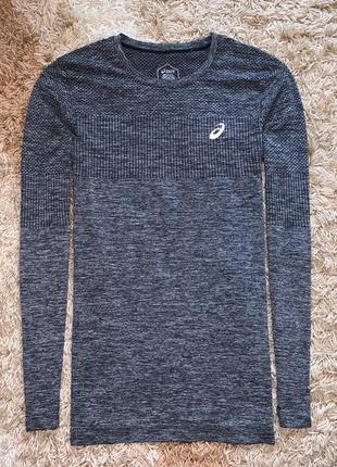 Лонгслив спортивный asics race seamless long sleeve d1, оригинал