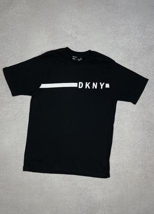 Мужская черная футболка dkny оригинал1 фото