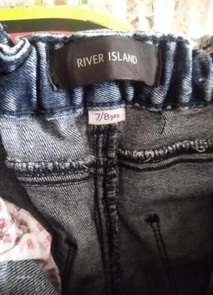 Джинсовые шорты-варенки river island4 фото