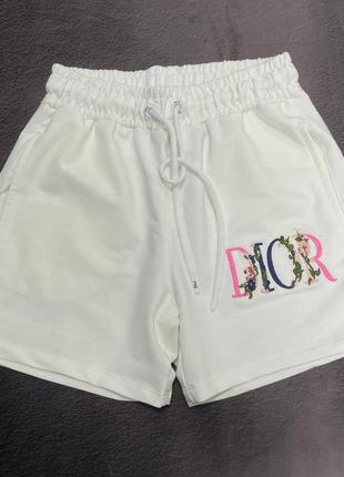 Шорты в стиле dior