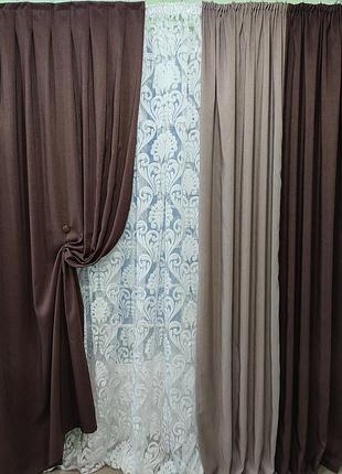 Тюль и шторы новинки