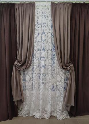 Тюль и шторы новинки