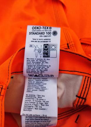 М/l - сигнальные штаны рабочие из дании спецодежда светоотражающая спецовка8 фото