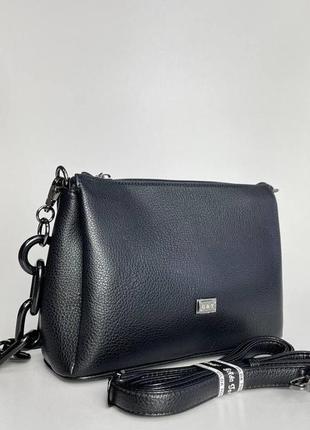 Женская сумка клатч на плечо из кожзам итальянского бренда gilda tohetti.2 фото