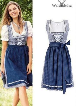 Плаття з фартухом у баварському стилі октоберфест бавовна дефект!