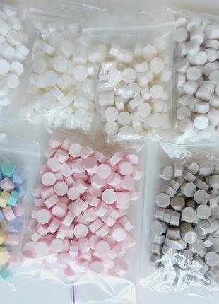 Набір 30шт воск сургуч в таблетках для штампа ( печати) печать для конвертов