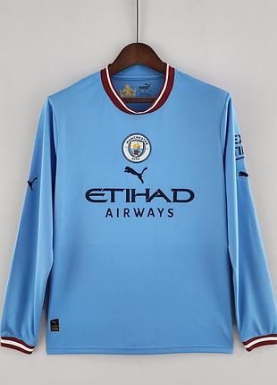 Спортивная футбольная кофта лонгслив футболка puma manchester city форма манчестер сети пума