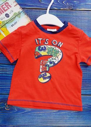 Яркая футболка для мальчика на 3-6 месяцев ovs1 фото