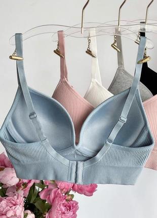 Топ-бюст в рубчик