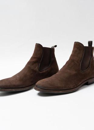 Pantanetti suede leather chelsea boot мужские кожаные ботинки