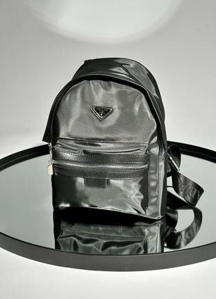 Prada re-nylon small backpack black5 фото