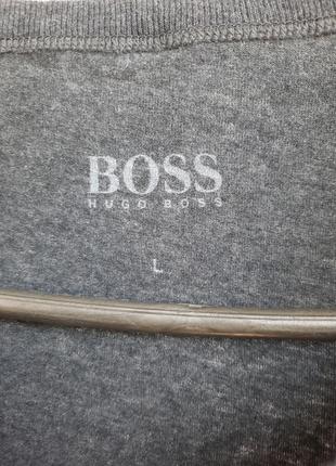 Темно сіра графітова футболка майка топ від hugo boss3 фото